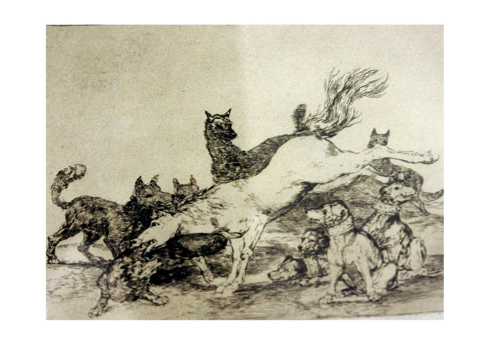 Francisco de Goya - Se defiende bien los desastres de la guerra