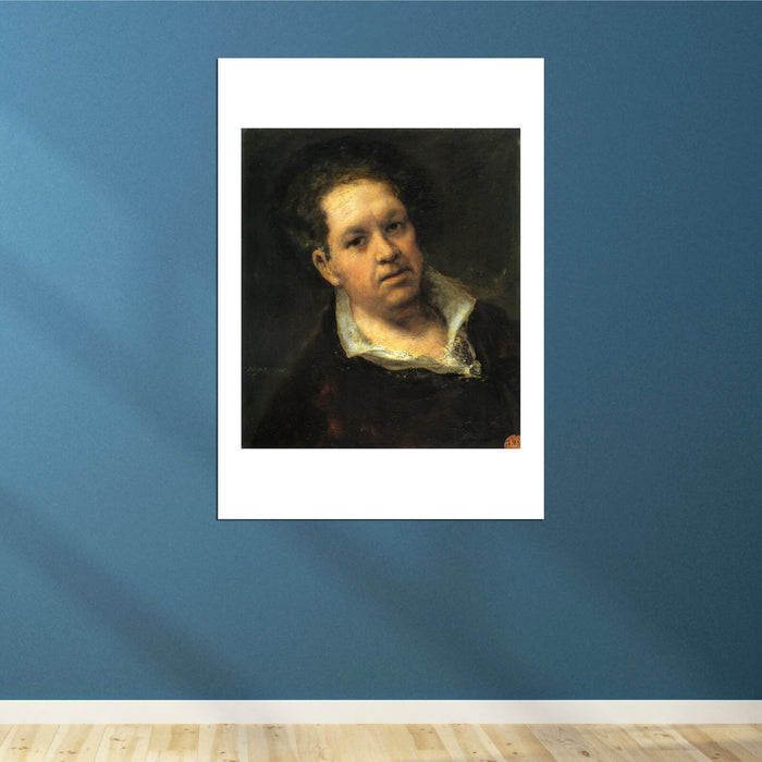 Francisco de Goya - Self-portrait at 69 Years