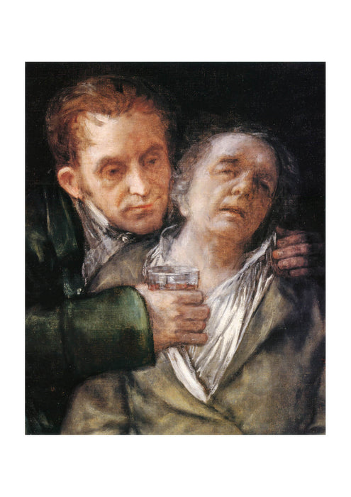 Francisco de Goya - Self-portrait with Dr Arrieta