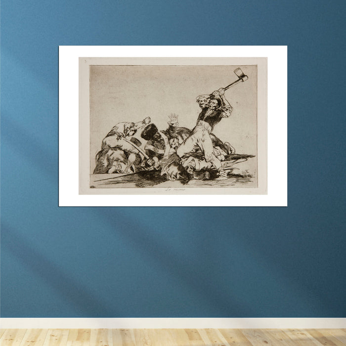 Francisco de Goya - The Disasters of War Axe Man