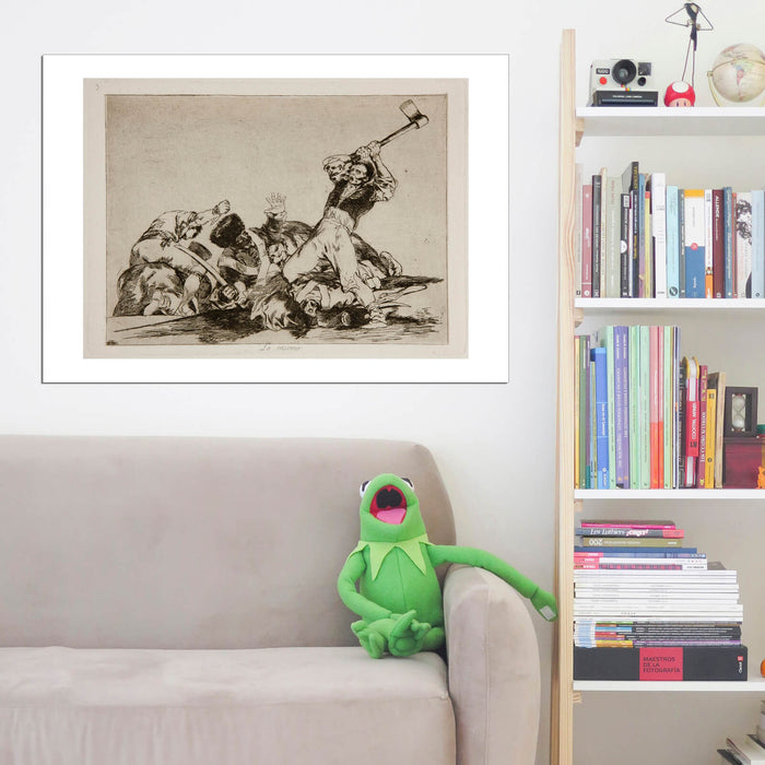 Francisco de Goya - The Disasters of War Axe Man