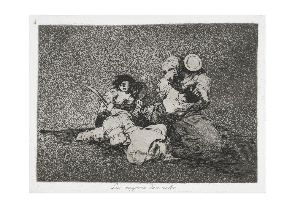 Francisco de Goya - The women give courage