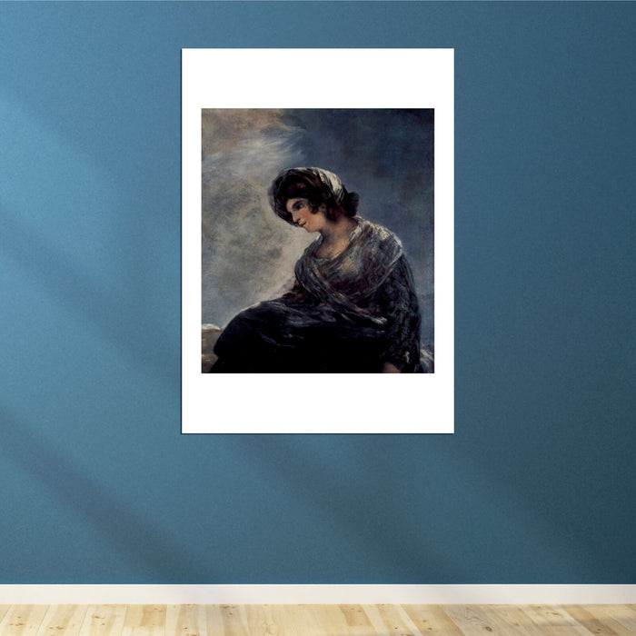 Francisco de Goya - Woman looking Down
