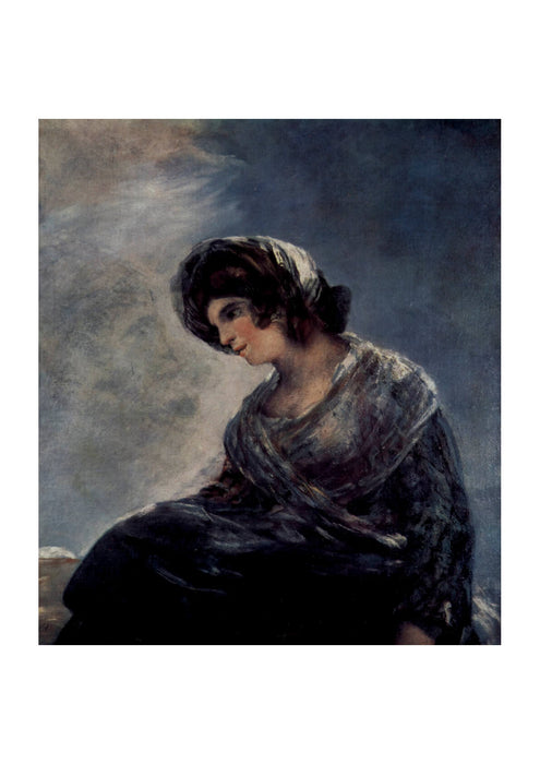 Francisco de Goya - Woman looking Down