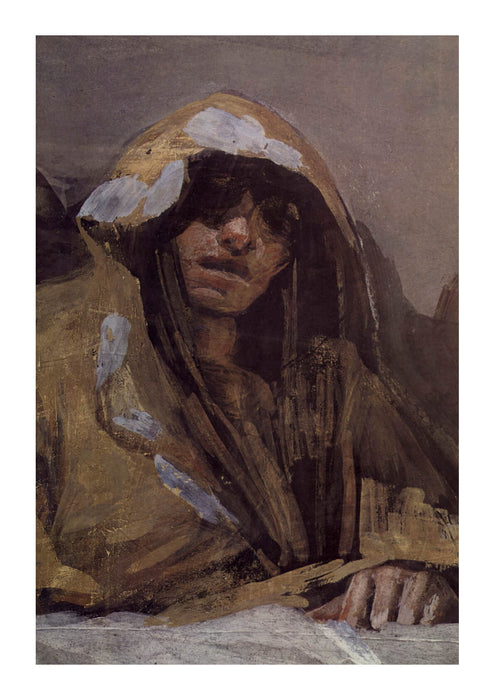 Francisco de Goya - Yellow cloaked Peasant