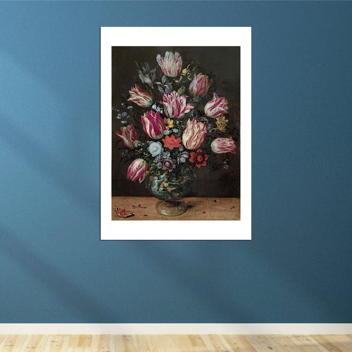 Frans Francken Younger - Vase With Tulips