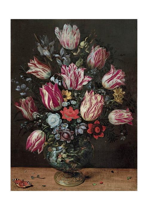 Frans Francken Younger - Vase With Tulips