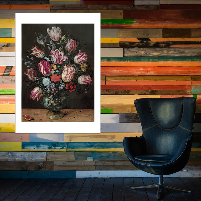 Frans Francken Younger - Vase With Tulips