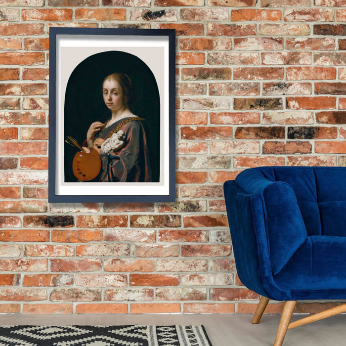 Frans Van Mieris Elder Dutch - An Allegory Of Painting