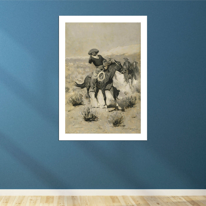 Frederic Remington - Days on the Range Hands Up