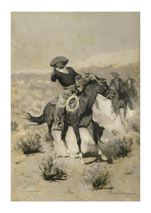 Frederic Remington - Days on the Range Hands Up