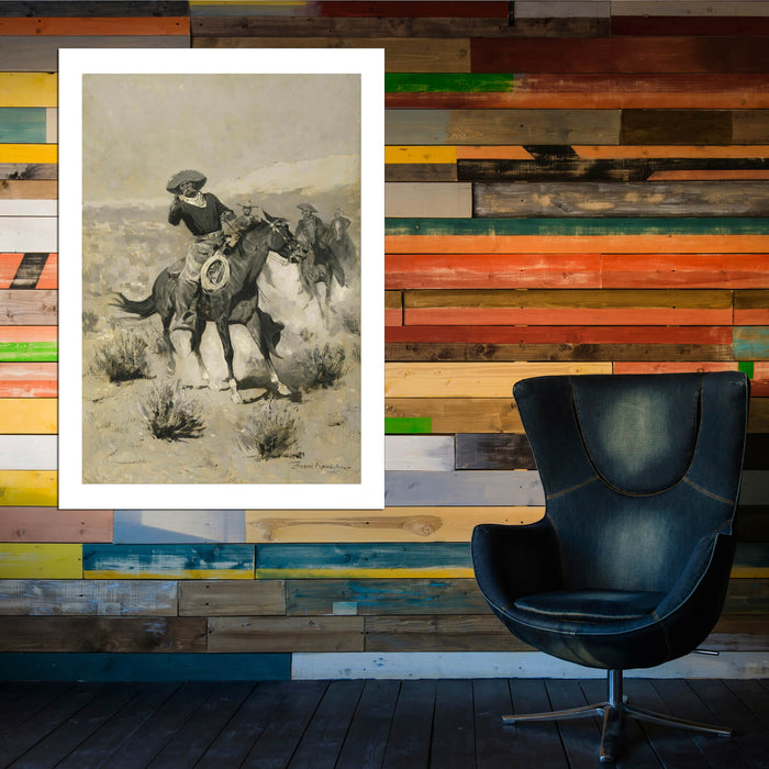 Frederic Remington - Days on the Range Hands Up
