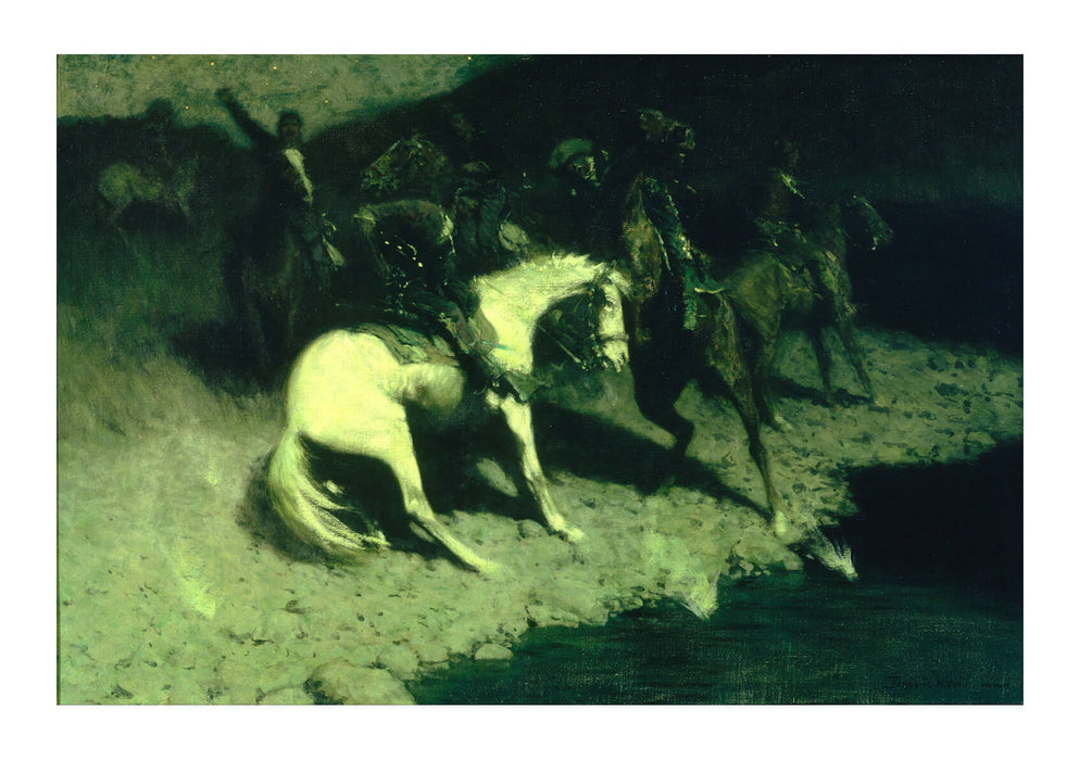 Frederic Remington - Fired On