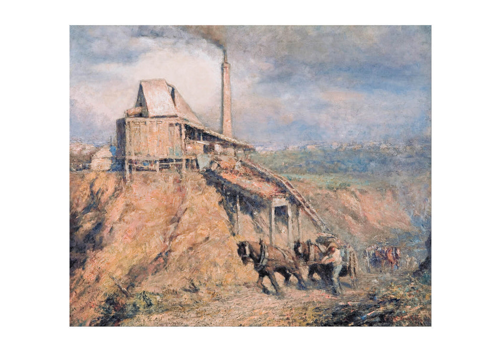 Frederick Mccubbin - The Old Stone Crusher The Quarry