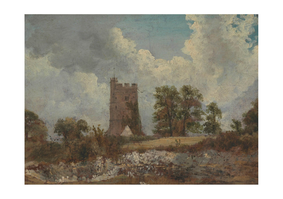 Frederick W. Watts - Landscape With A Church