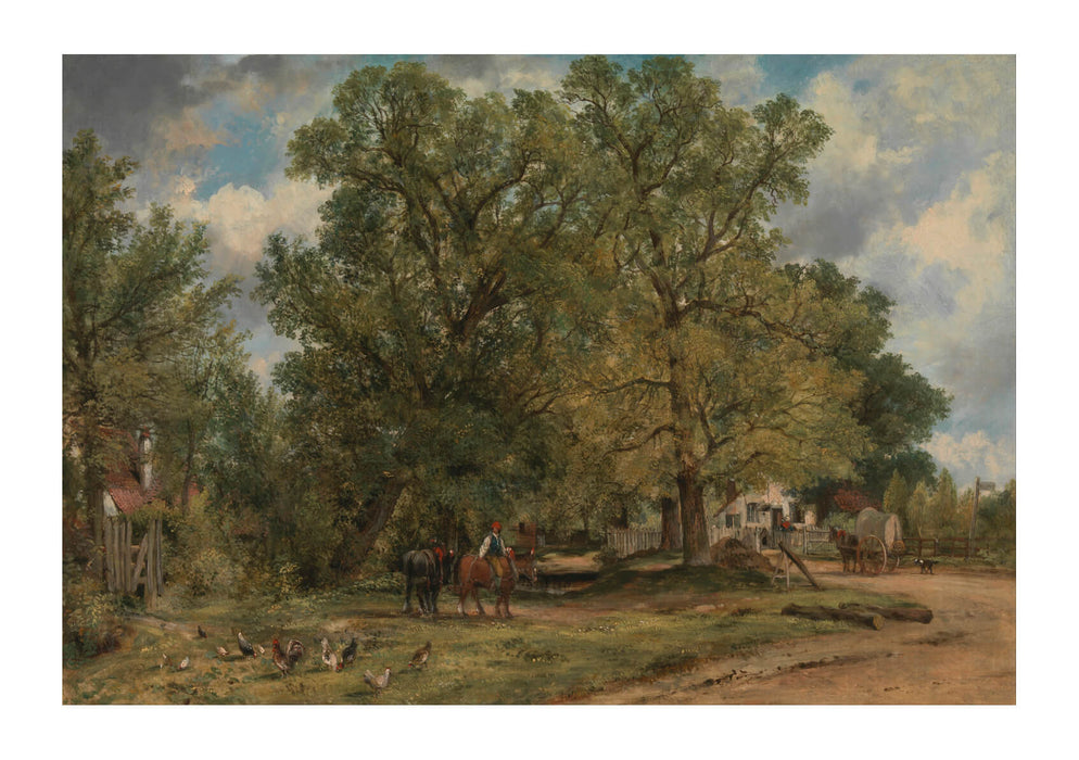 Frederick W. Watts - Landscape With Cottages