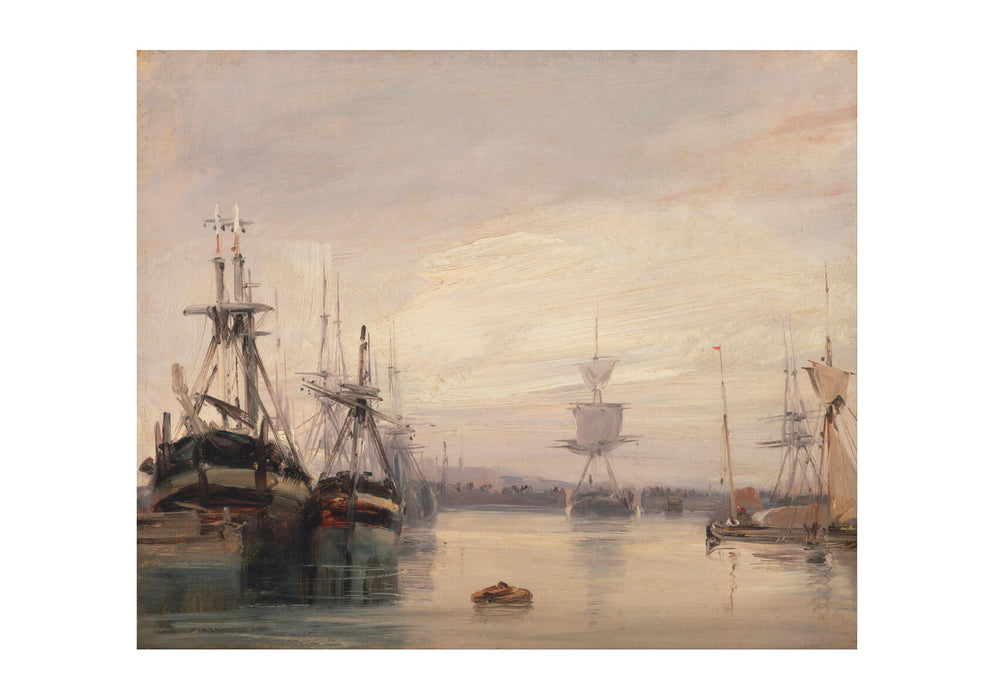 French Harbor Scene