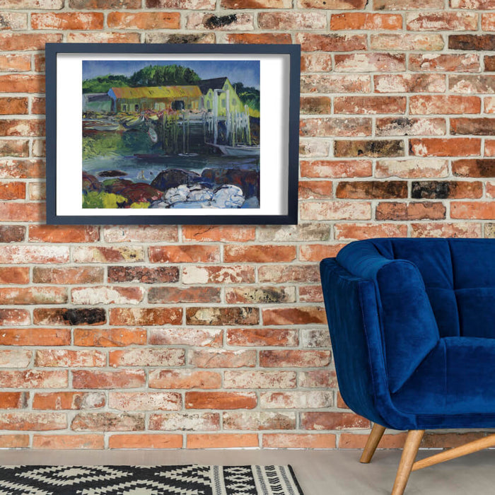 George Bellows - Criehaven Wharf (1916)