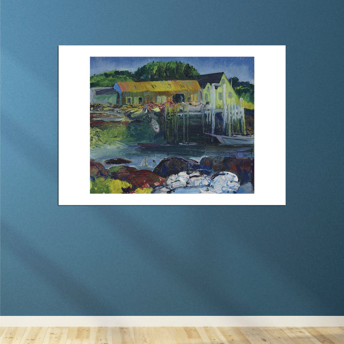 George Bellows - Criehaven Wharf (1916)