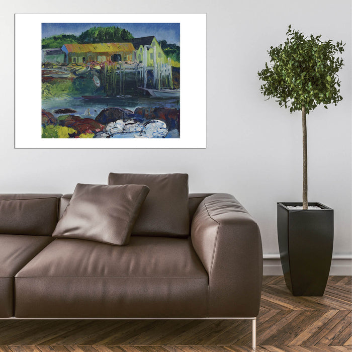 George Bellows - Criehaven Wharf (1916)