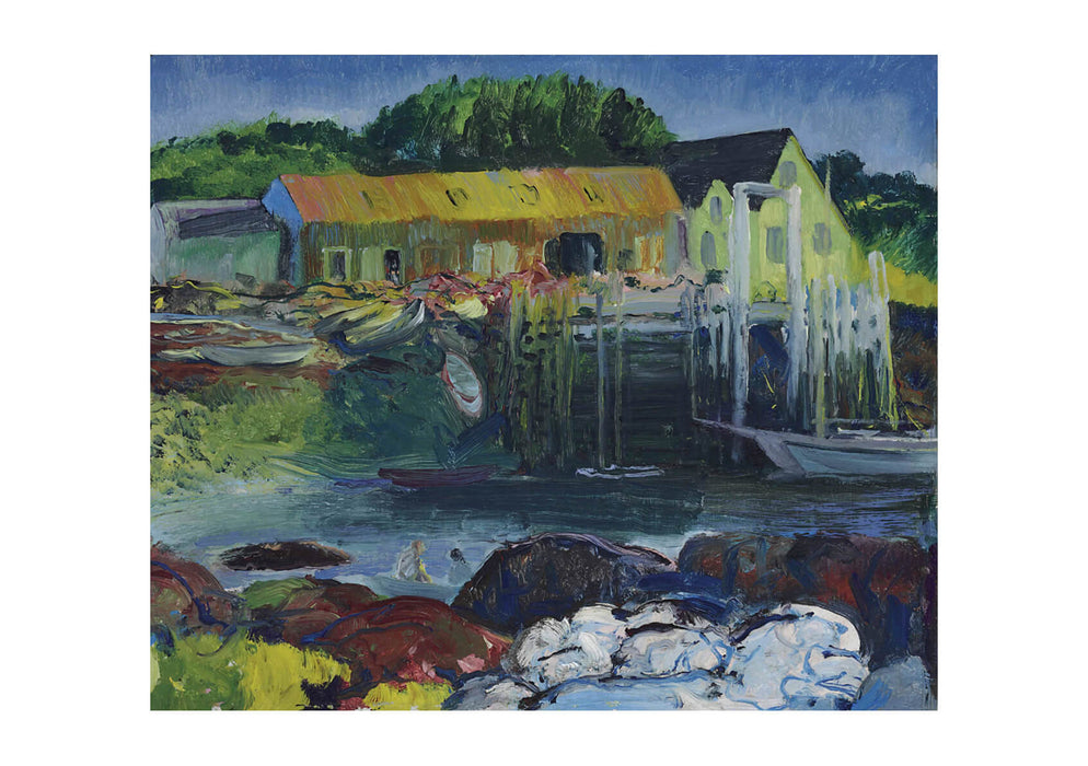 George Bellows - Criehaven Wharf (1916)