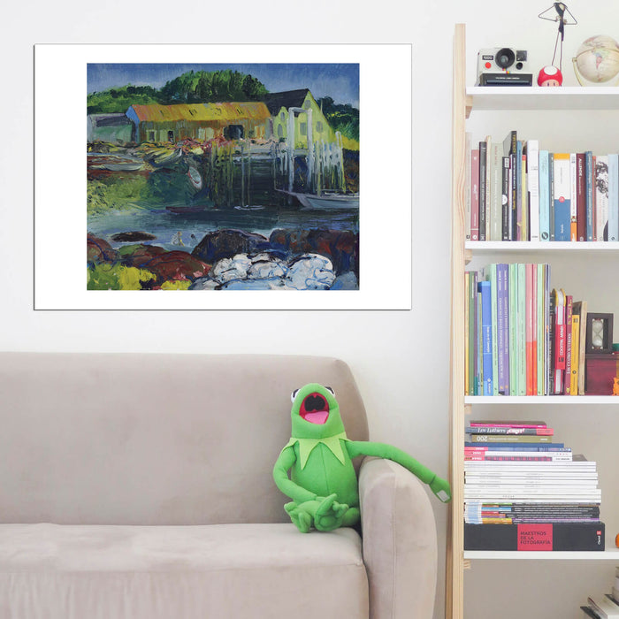 George Bellows - Criehaven Wharf (1916)