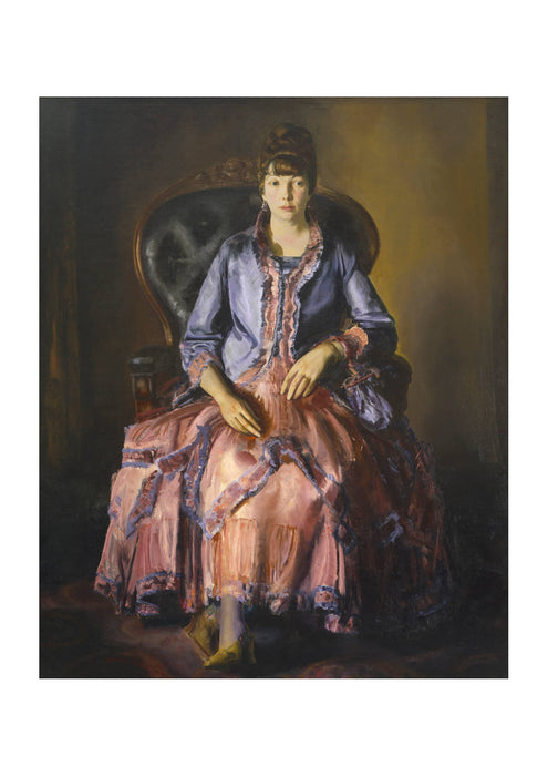 George Bellows - Emma in a Purple Dress