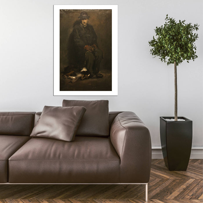 George Bellows - Man and Dog (1905)