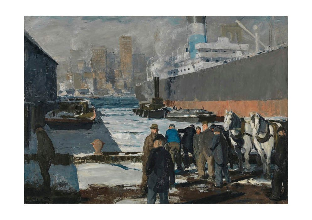 George Bellows - Men of the Docks - 1912