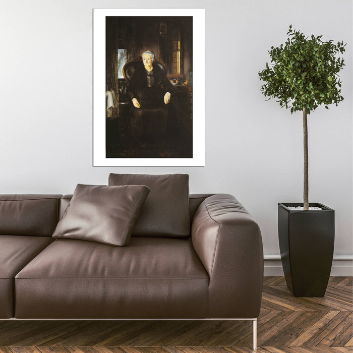 George Bellows - Portrait of My Mother No. 1 (1920)