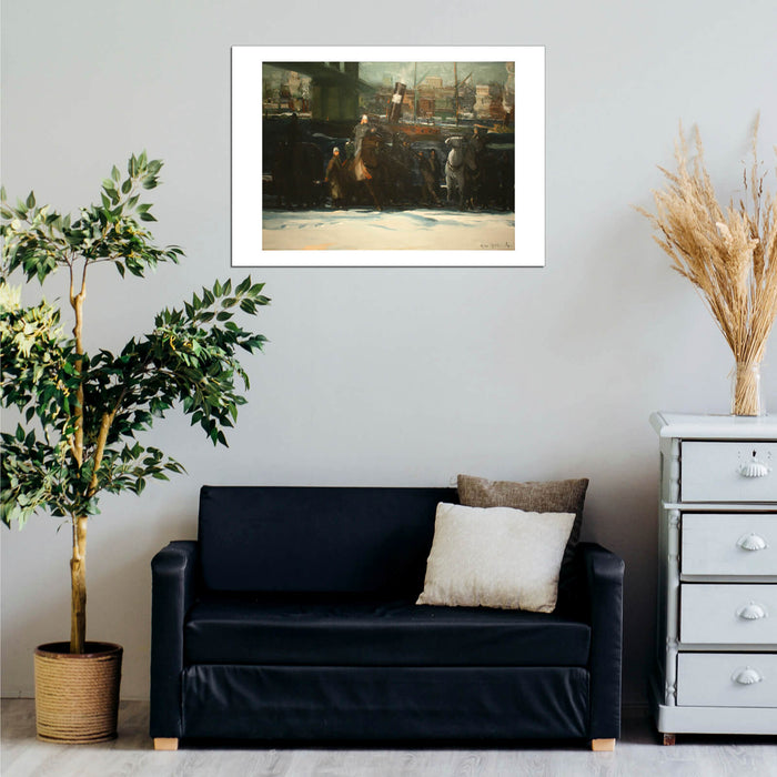 George Bellows - Snow Dumpers (1911)