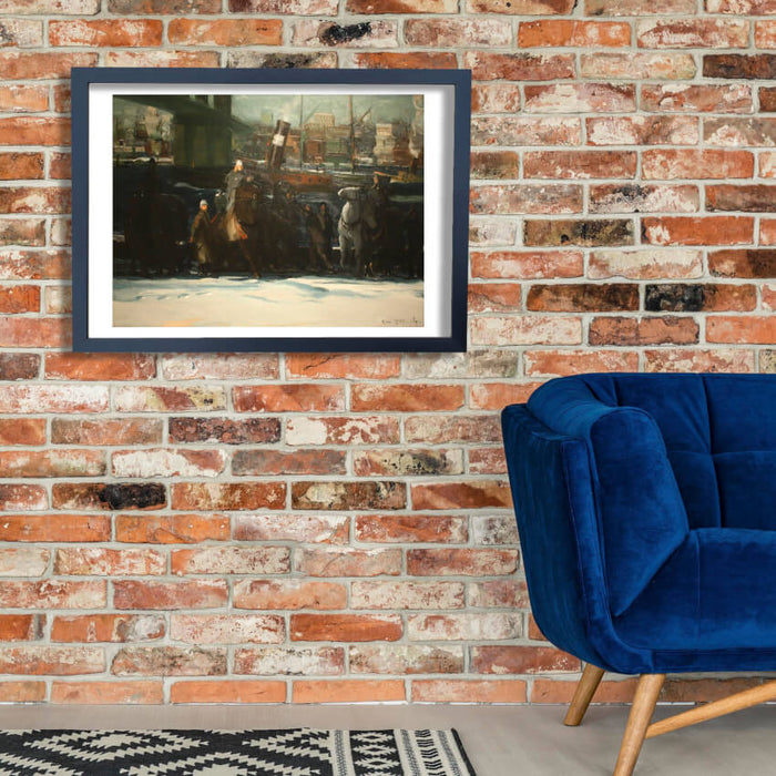 George Bellows - Snow Dumpers (1911)