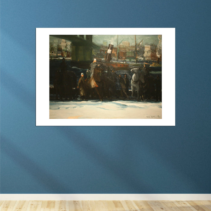 George Bellows - Snow Dumpers (1911)