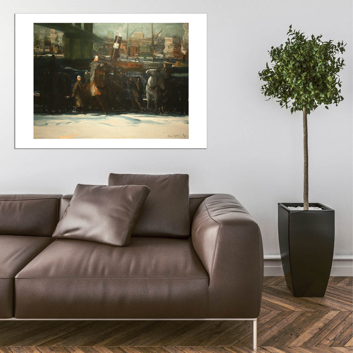 George Bellows - Snow Dumpers (1911)