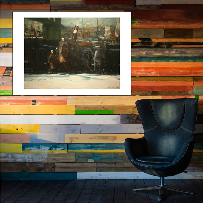 George Bellows - Snow Dumpers (1911)