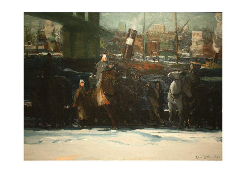 George Bellows - Snow Dumpers (1911)