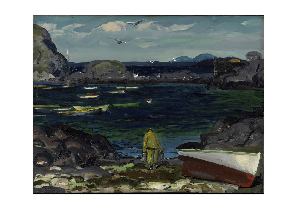 George Bellows - The Harbor Monhegan Coast Maine (1913)