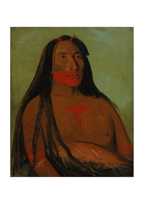 George Catlin - Four Bears Second Chief In Mourning