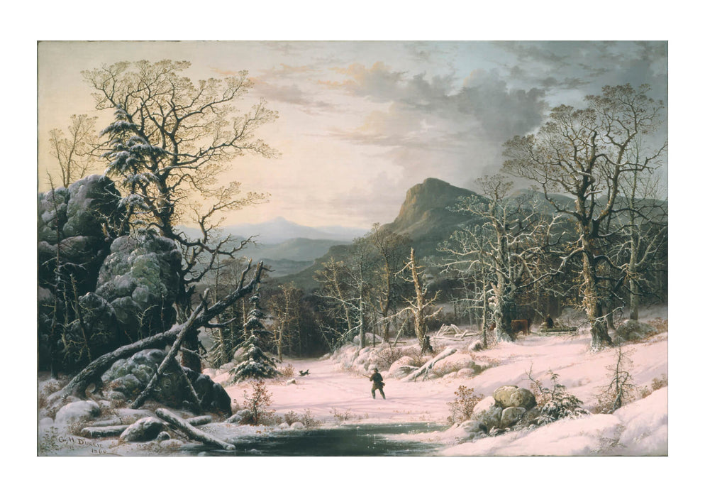 George Henry - Durrie Hunter in Winter Wood
