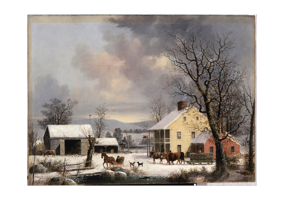 George Henry - Durrie Winter in the Country