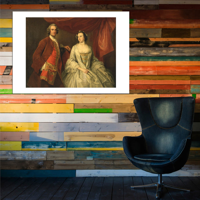 George Knapton - A Man and A Woman