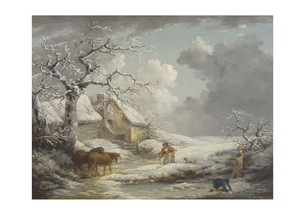George Morland - Winter Landscape