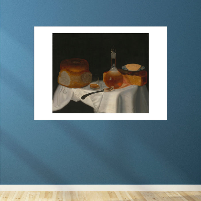 George Smith - Still Life Of Bread Butter And Cheese