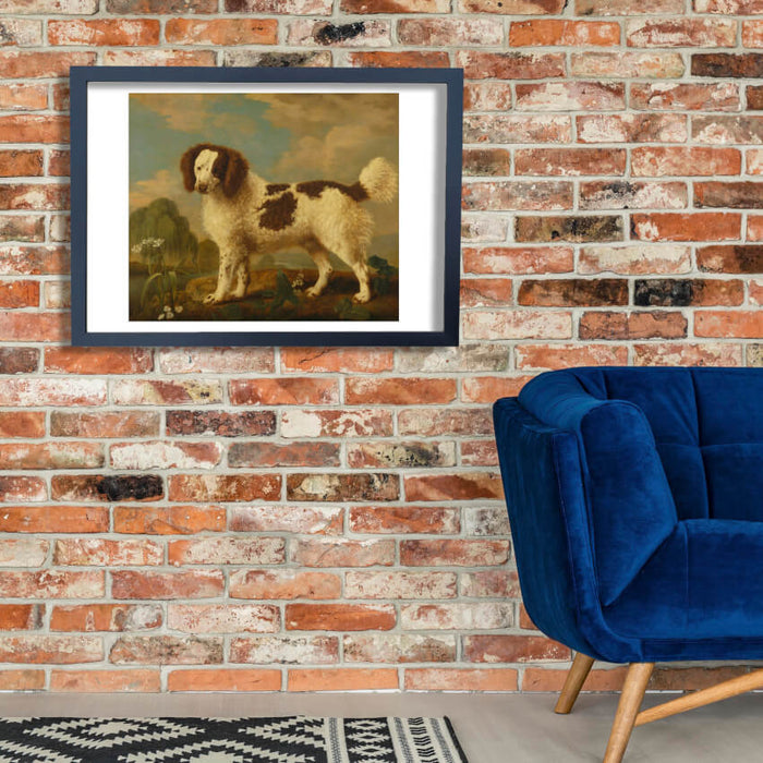 George Stubbs - Brown and White Norfolk or Water Spaniel