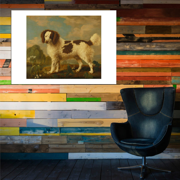 George Stubbs - Brown and White Norfolk or Water Spaniel