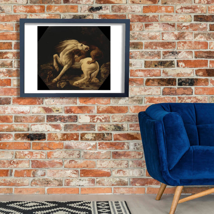 George Stubbs - Horse Attacked by a Lion