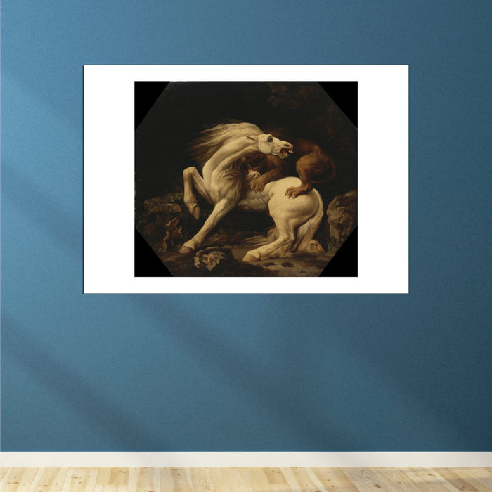 George Stubbs - Horse Attacked by a Lion