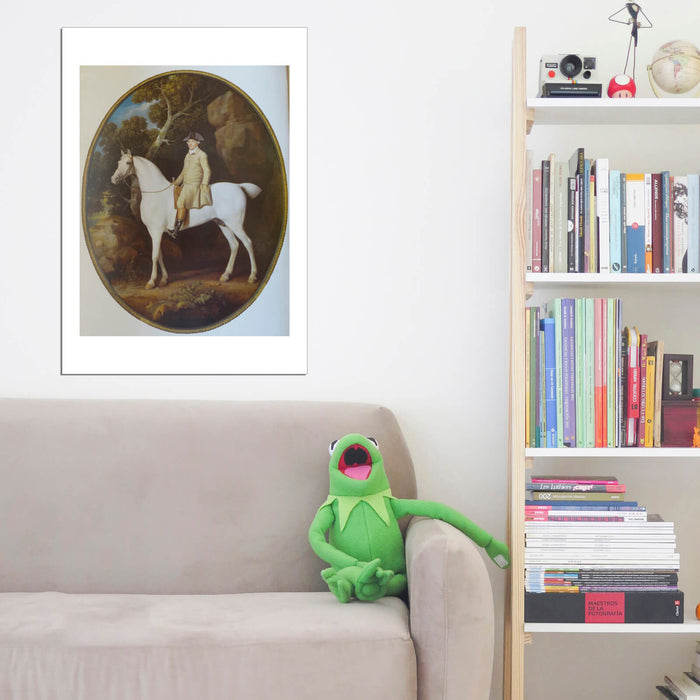 George Stubbs - Selfportrait on horseback