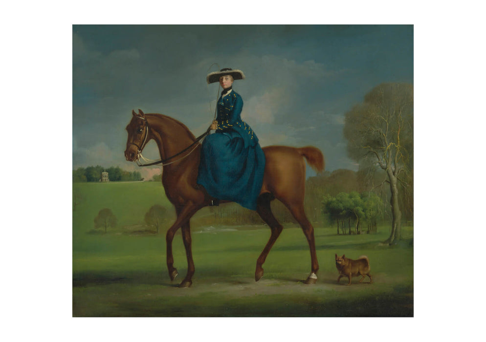 George Stubbs - The Countess of Coningsby in Charlton Hunt