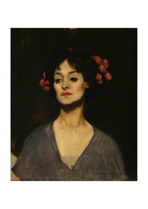 George W Lambert - Portrait Of A Lady The Dancer